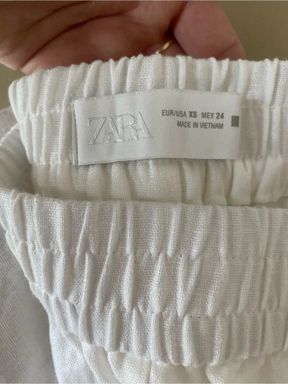 Zara White  Pants